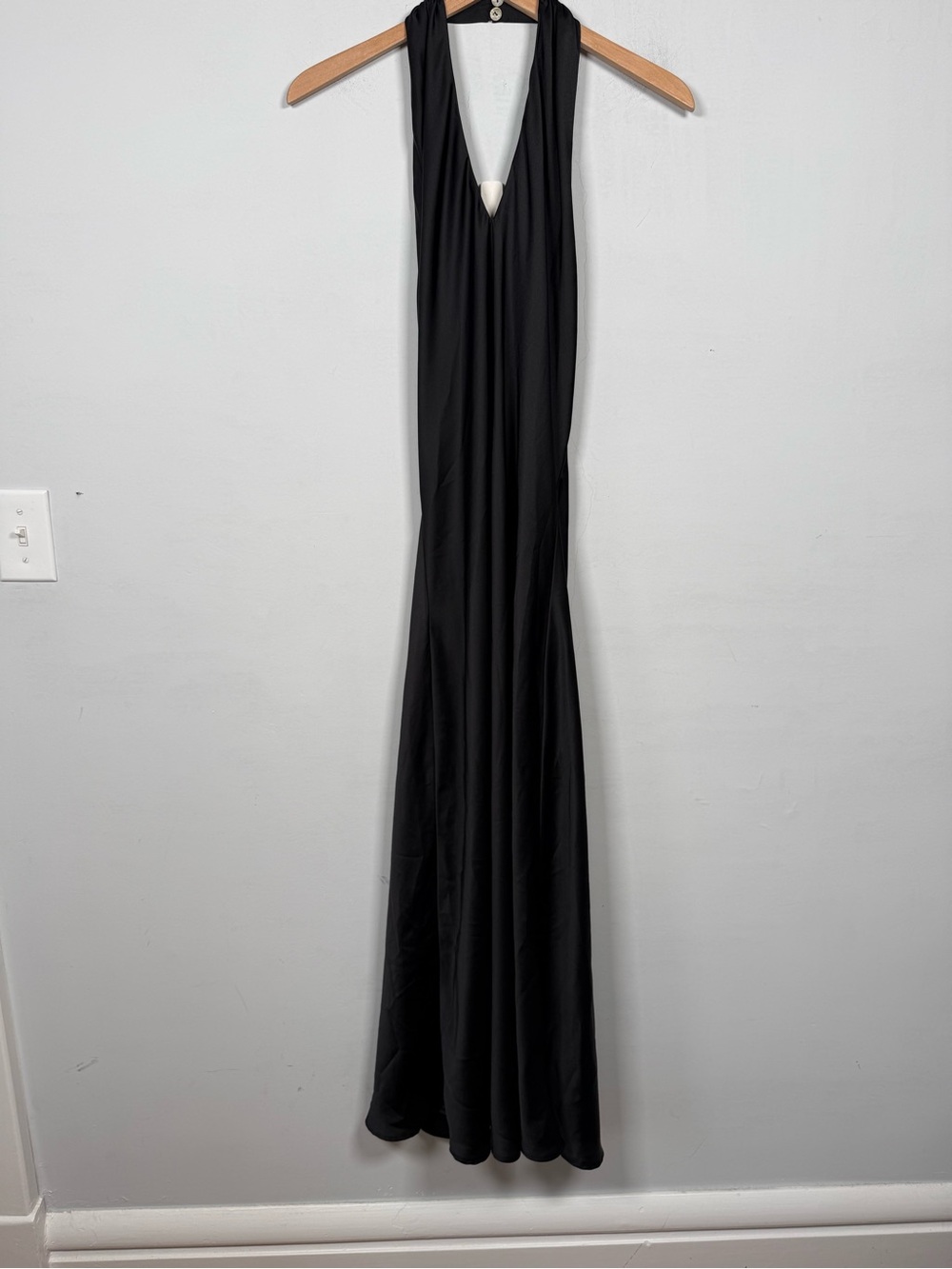 Show Me Your Mumu Jasmine Halter Maxi Dress Luxe Satin Size S Great Condition - Picture 2 of 12